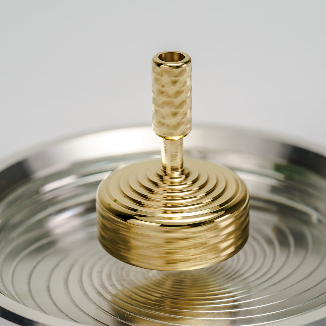 Oscar Spinning Top - Brass