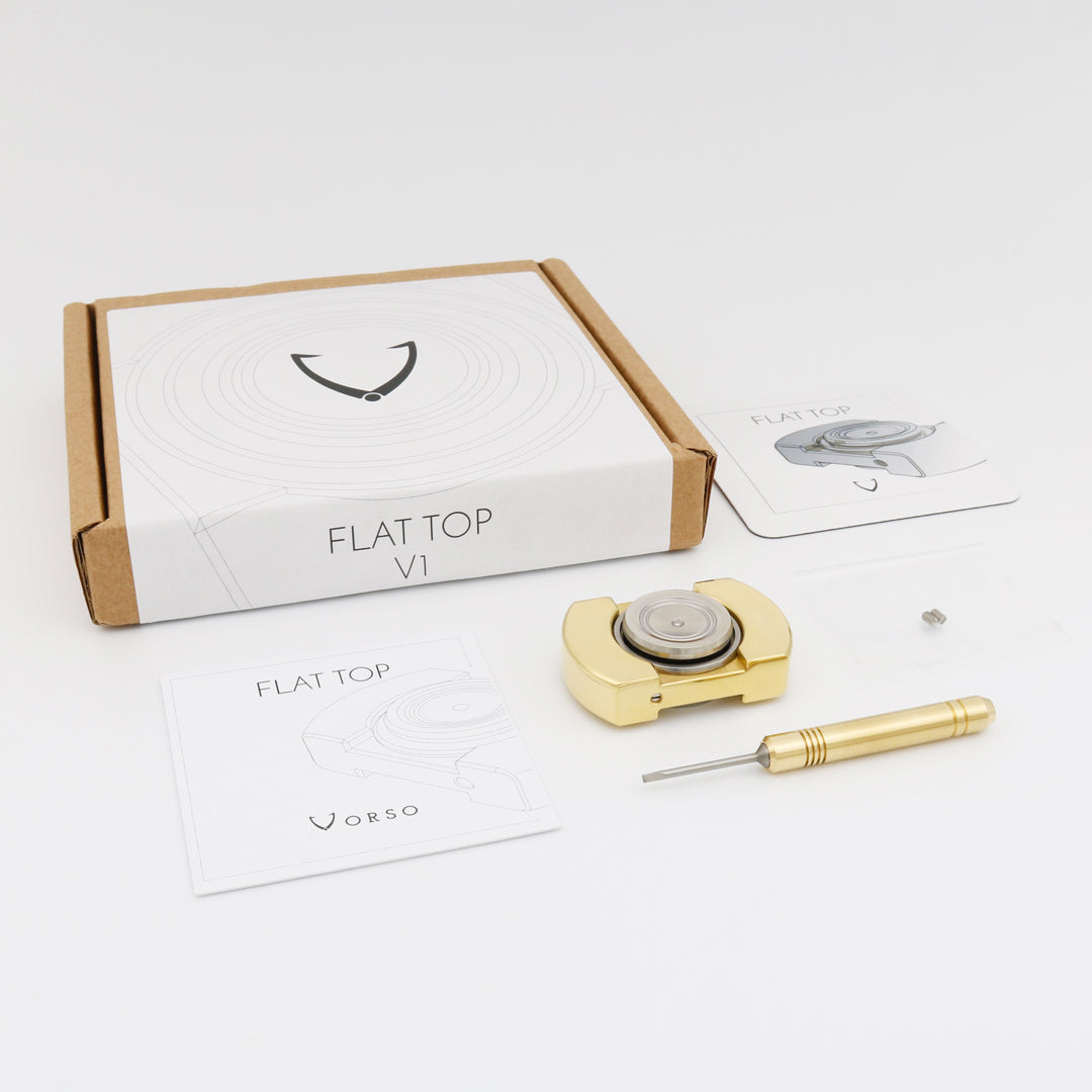 Polished Flat Top V1 - Brass