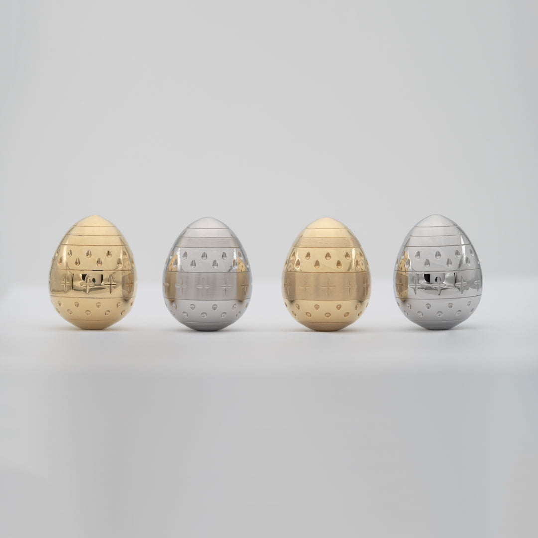 Easter Egg Spinning Top - Stainless