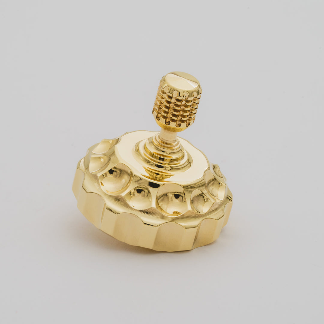 Vorso Whirling Dervish Spinning Top - Brass