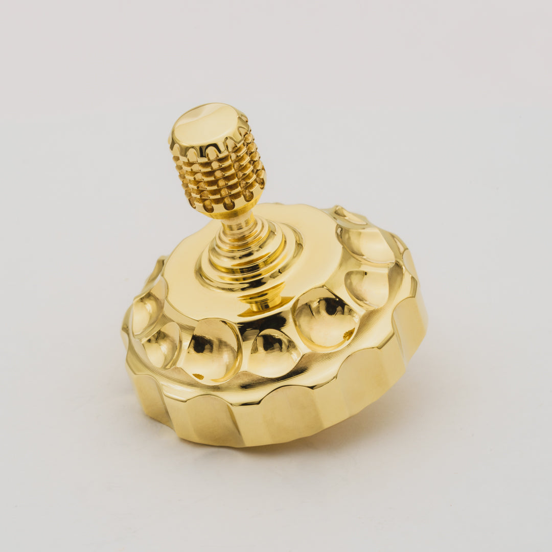 Vorso Whirling Dervish Spinning Top - Brass