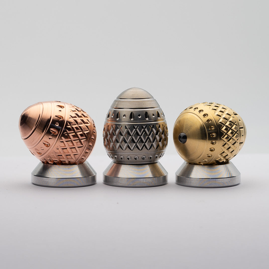 Easter Egg Spinning Top - Stainless