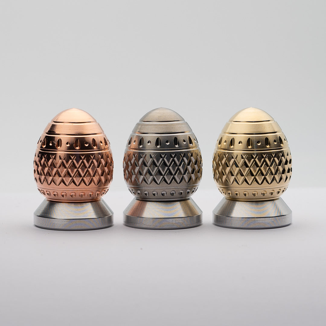 Easter Egg Spinning Top - Stainless