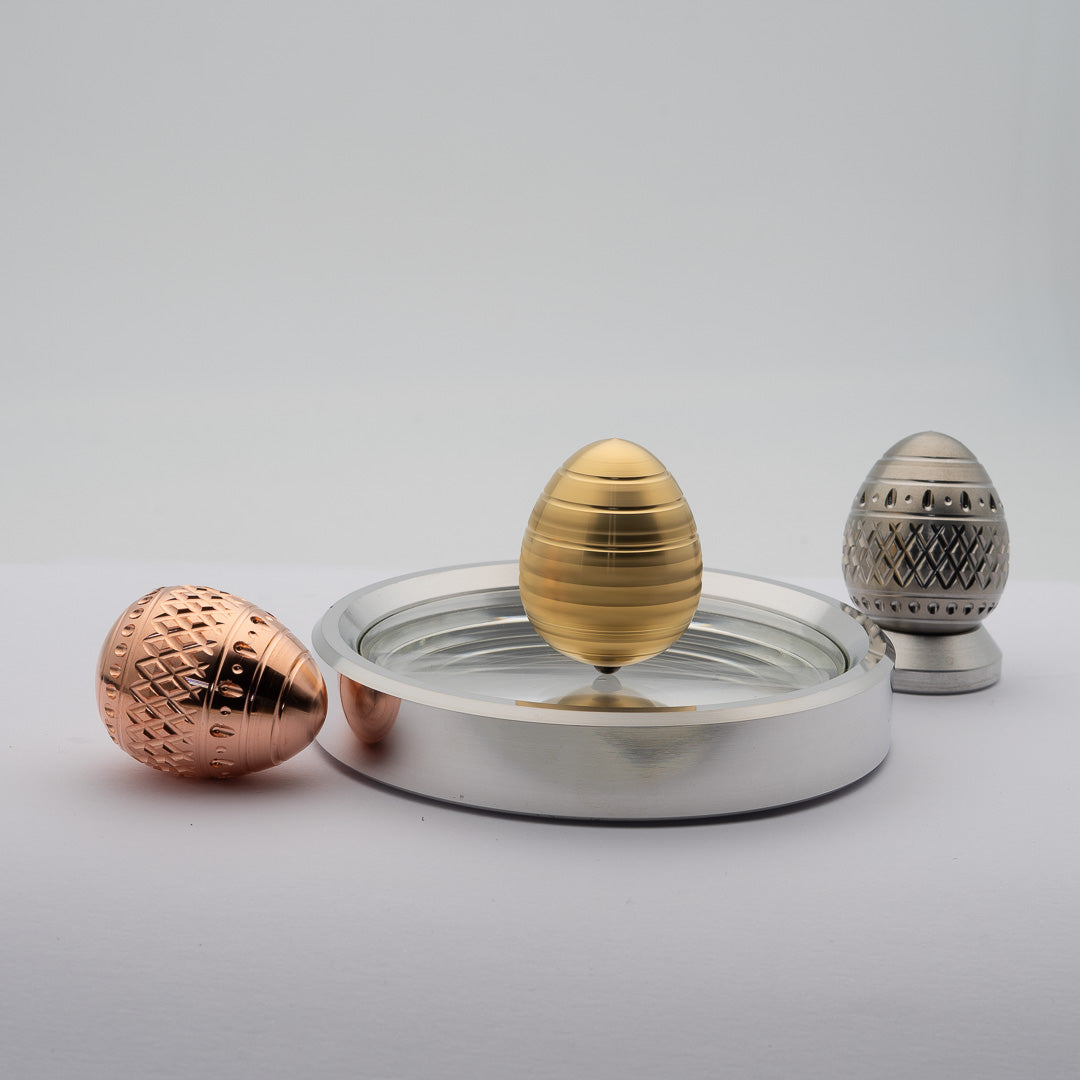Easter Egg Spinning Top - Stainless