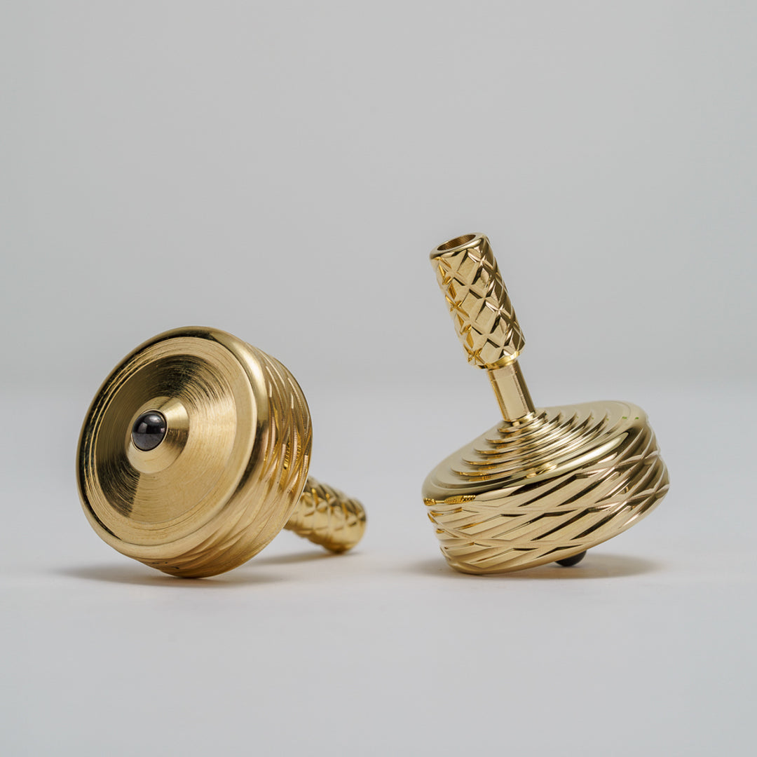 Oscar Spinning Top - Brass